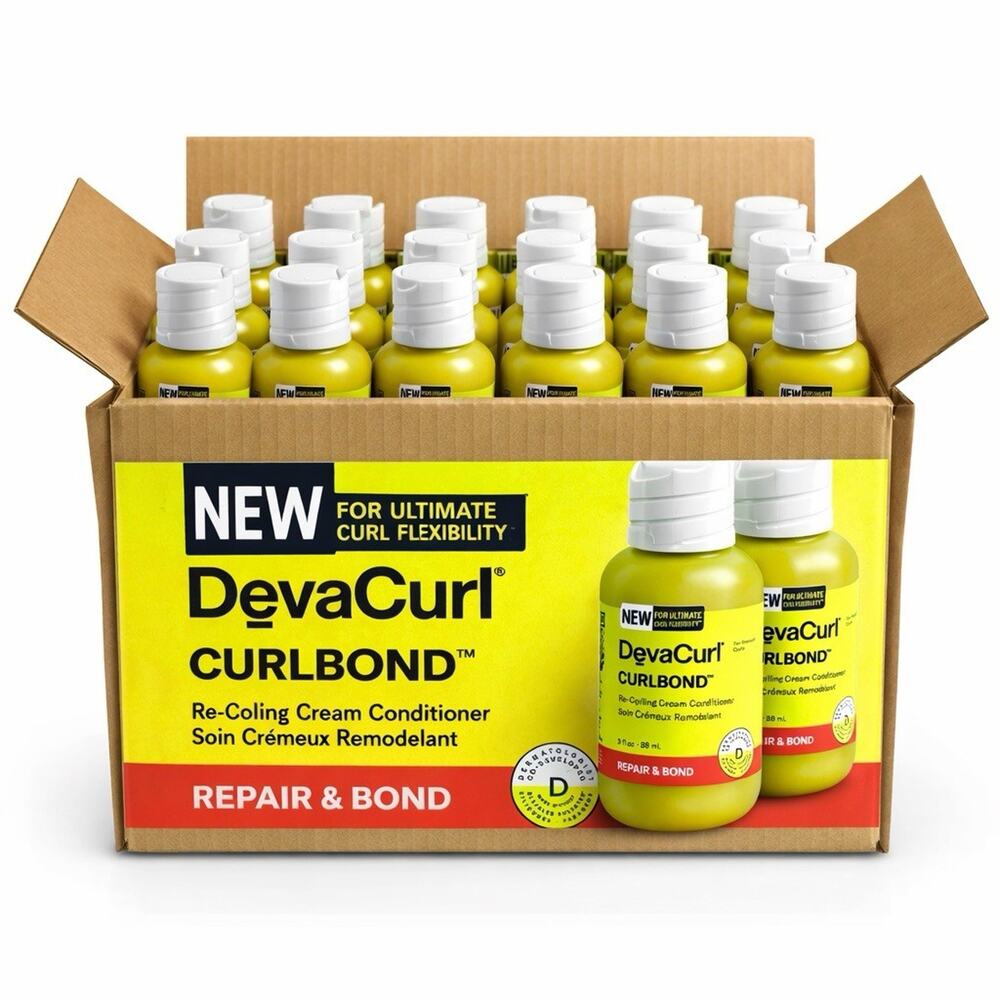 DevaCurl CurlBond Re-Coiling Cream Conditioner 3oz x24 Case Repair & Bond